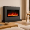 Glow Fire Elektrokamin Zeus 127 grau Optifmale Garvens
