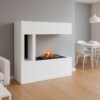 Glow Fire Elektrokamin Schiller Pocket weiß Optimyst Garvens