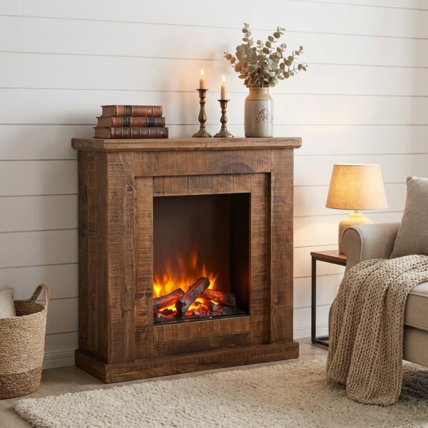 Aerzener-Elektrokamin-Mumbai-Mangoholz-dunkelbraun-Optimyst-Garvens