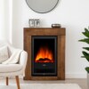 Elektrokamin Agra Mangoholz dunkelbraun | Albero Möbel | Optiflame
