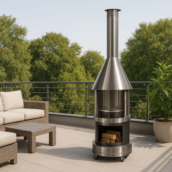 Firestar-DN-650-Swing-Edelstahl-gebuerstet-Outdoor-Grillkamin-Garvens