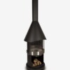 Firestar DN 700 SWING GLAS schwarz | 3. Generation / Grillkamin