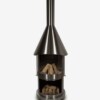 Firestar DN 800 SWING GLAS Edelstahl gebürstet | 3.Generation