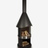 Firestar DN 800 SWING GLAS schwarz | 3. Generation / Grillkamin