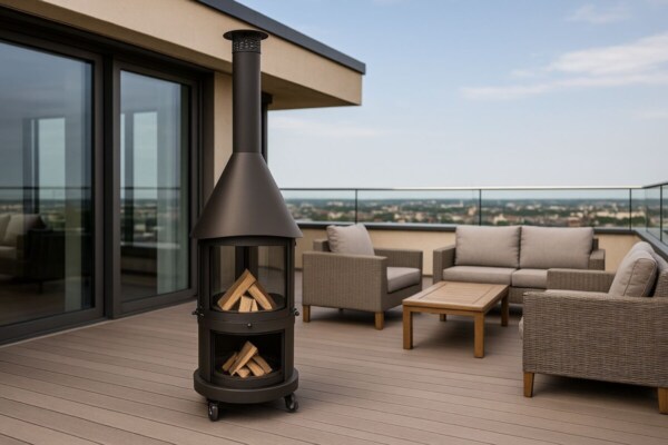 Firestar-DN-700-Swing-Glas-dunkelgrau-Outdoor-Grillkamin