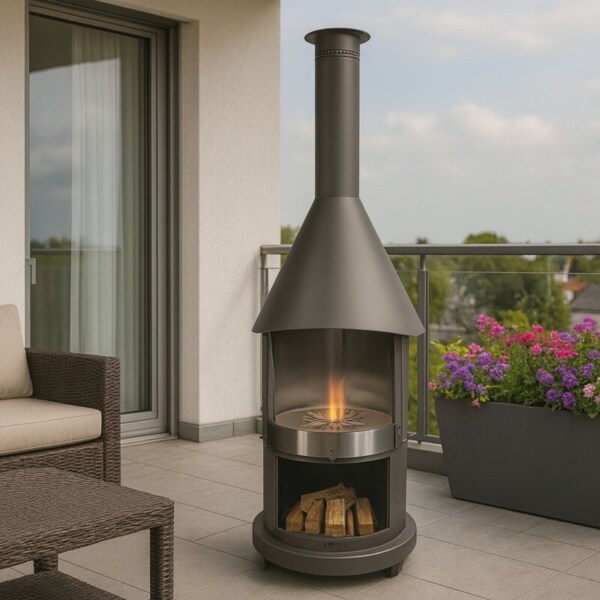 Firestar-DN-800-Swing-Glas-dunklegrau-Outdoor-Grillkamin-Garvens