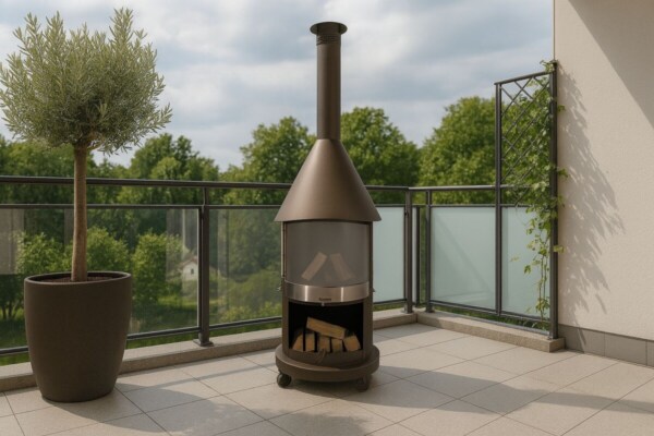 Firestar-DN-800-Swing-braun-metallic-Outdoor-Grillkamin-Garvens