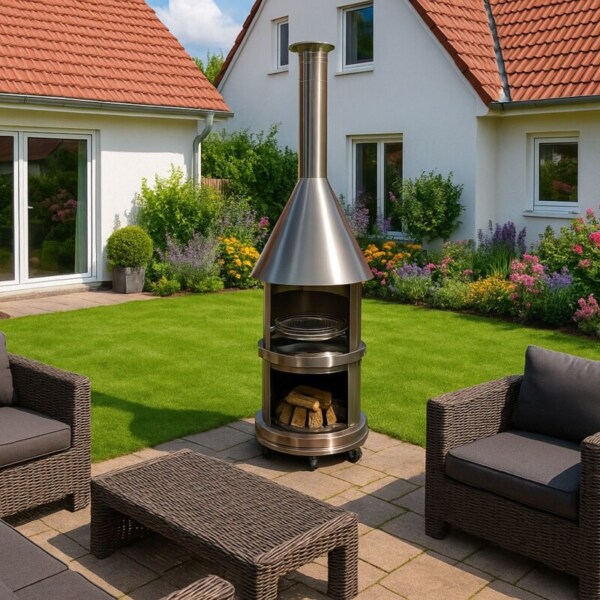 Firestar-DnN-800-Swing-Edelstahl-gebuerstet-Outdoor-Grillkamin-Garvens