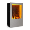 Magma Infrarotkamin M in Silber / schwarz