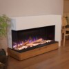 Elektrokamin Einstein 50 weiß links | Glow Fire | E-Motion 3D