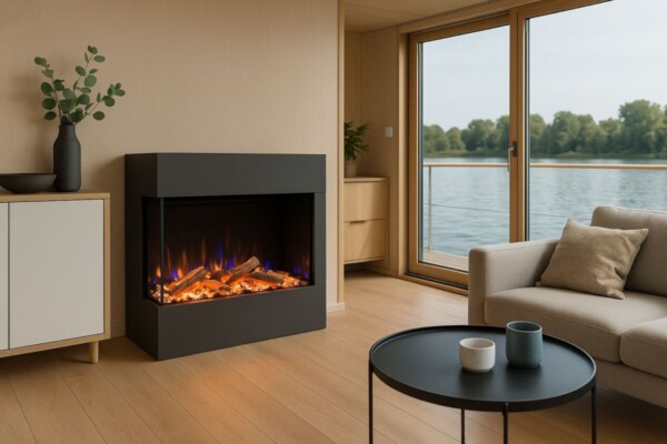 Glow-Fire-Elektrokamin-Portia-Mini-grau-links-offen-Optiflame-Garvens