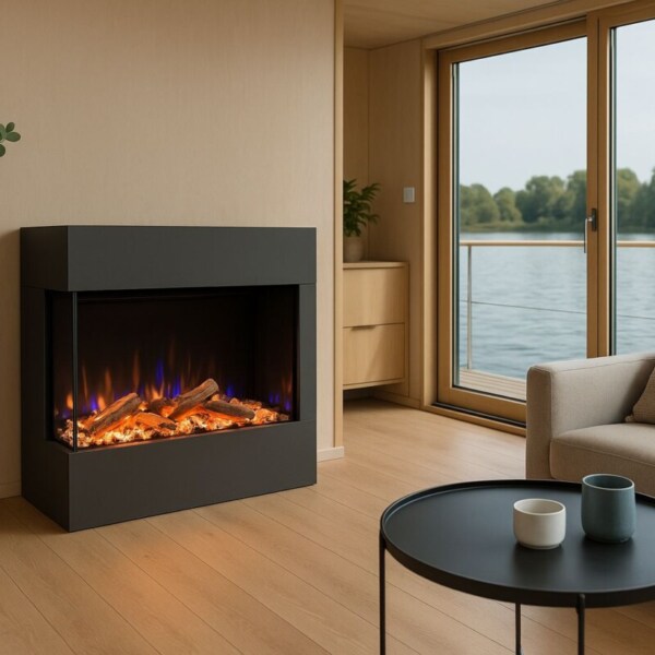 Glow-Fire-Elektrokamin-Portia-Mini-grau-links-offen-Optiflame-Garvens