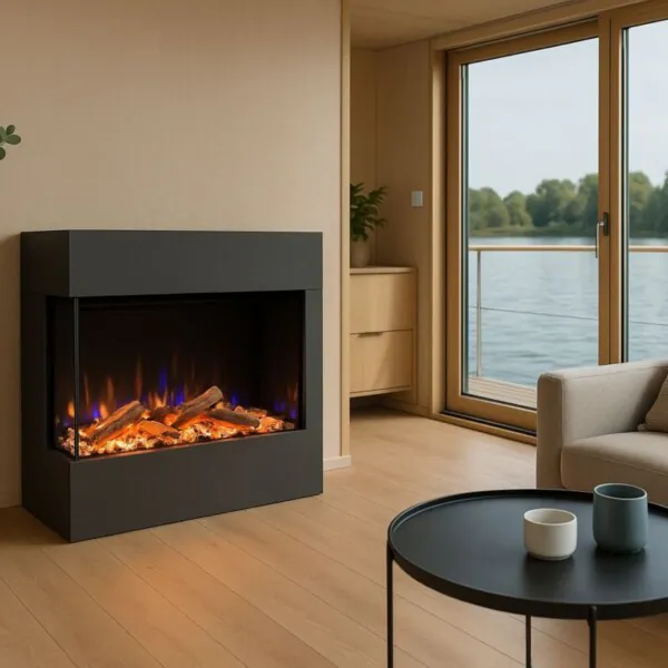 Glow-Fire-Elektrokamin-Portia-Mini-grau-links-offen-Optiflame-Garvens
