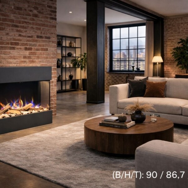 Glow-Fire-Portia-Mini-grau-links-offen