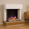 Glow Fire Elektrokamin PR 13 weiß-Eiche