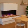 Glow Fire Elektrokamin PR 19 weiß-Eiche