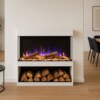 Glow Fire Elektrokamin PR17 weiß E-motion Garvens