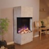 Elektrokamin PR11 Betonlook | Glow Fire | E-Motion 3D / Garvens