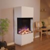 Elektrokamin PR11 weiß | Glow Fire | E-Motion 3D / Garvens