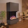 Elektrokamin PR14 grau | Glow Fire | E-Motion 3D / Garvens