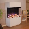 Elektrokamin PR15 weiß | Glow Fire | E-Motion 3D / Garvens