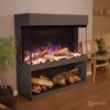 Elektrokamin PR17grau | Glow Fire | E-Motion 3D / Garvens