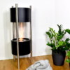 Glow Fire Ethanolkamin Visby schwarz / online bei Garvens