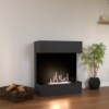 Glow Fire Ethanolkamin Kongsberg grau
